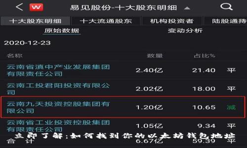 立即了解：如何找到你的以太坊钱包地址